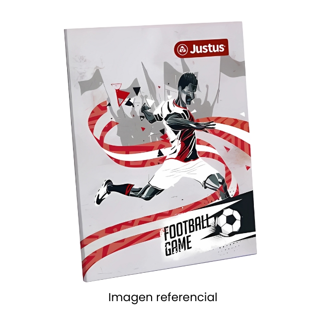 JUSTUS CUADERNO A4 CUADRI DISEÑO HOMBRE 80H 