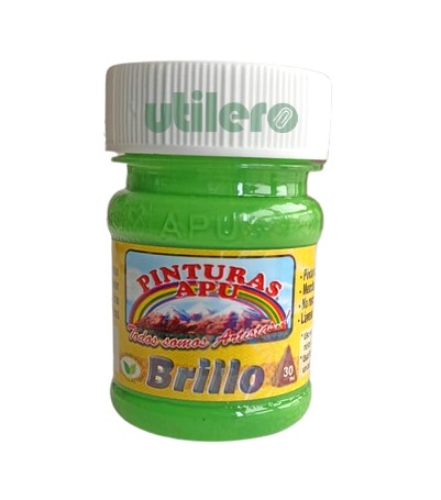 APU 30ML VERDE LIMON BRILLO