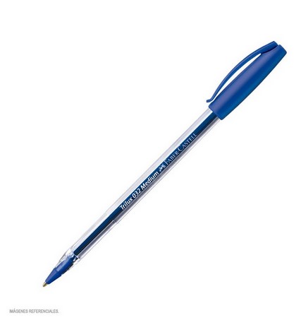 FABER CASTELL LAPICERO 032 TRILUX AZUL X UND