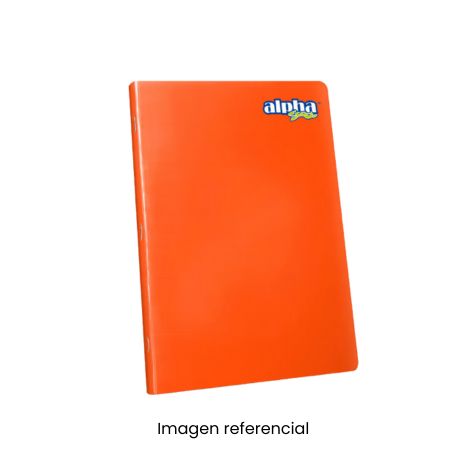 ALPHA CUADERNO A4 TRIPLE RAYA SOLIDO 92H 