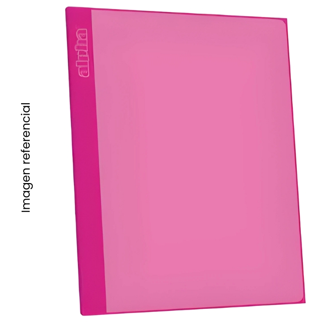 ALPHA FOLDER A4 TAPA TRANSPARENTE C/FASTENER