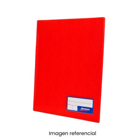 ALPHA FOLDER OF DOBLE TAPA C/GUSANILLO ROJO