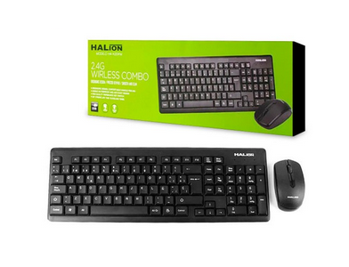 HALION KIT TECLADO + MOUSE INALAMBRICO HA-K204W