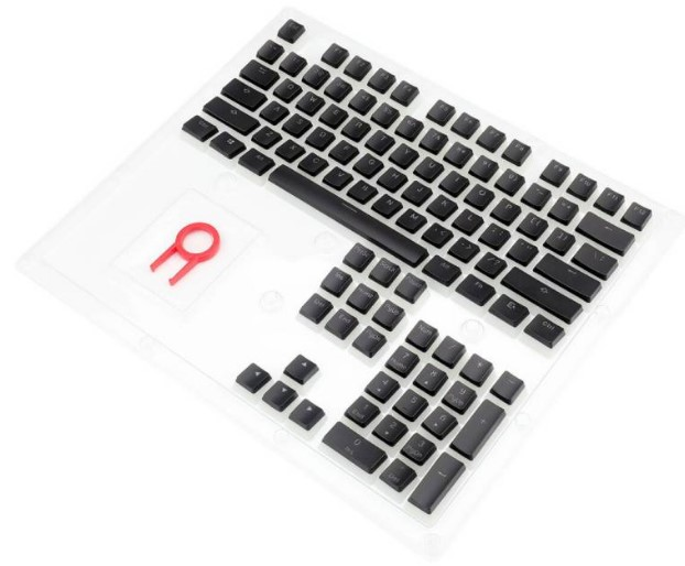 REDRAGON KEYCAPS GAMER SCARAB A130B-SP NEGRO PBT PUDIN ESPAÑOL 104 TECLAS 