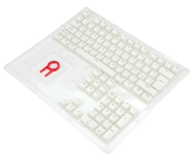 REDRAGON KEYCAPS GAMER SCARAB SPANISH A130W-SP BLANCO