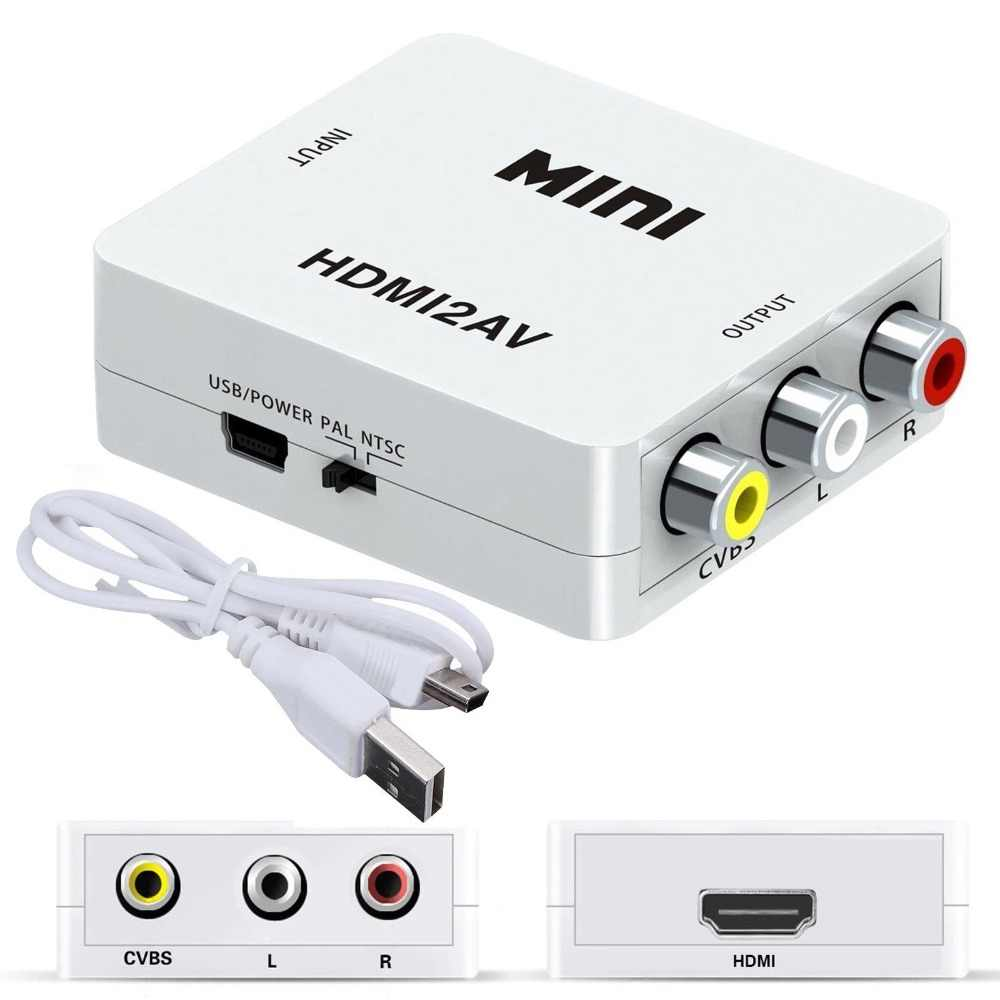 ADAPTADOR HDMI A RCA 1080P