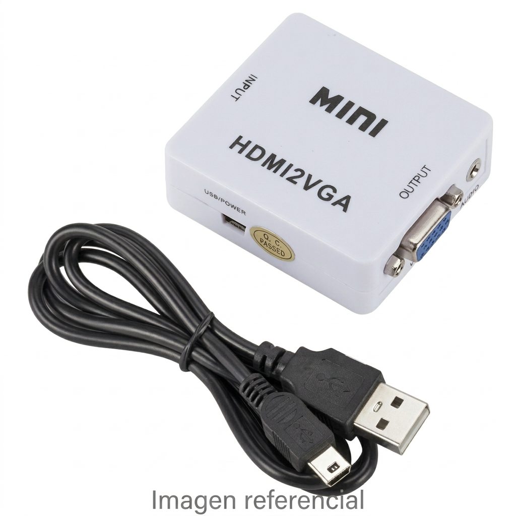 ADAPTADOR HDMI A VGA 1080P (HDMI2VGA)