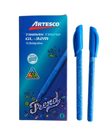 ARTESCO BOLIGRAFO TRIMAX GL-32M TREND AZUL XUND