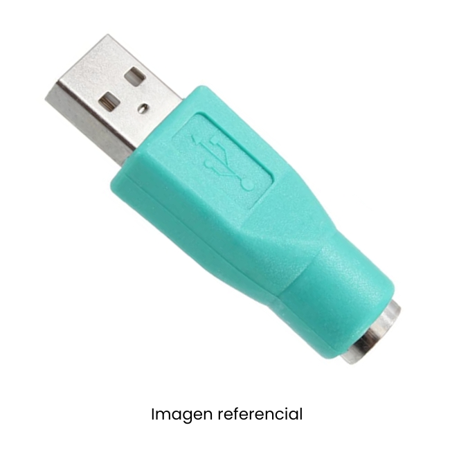 ADAPTADOR USB 2.0 MACHO PS2 HEMBRA