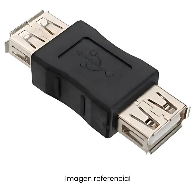 ADAPTADOR USB 2.0 HEMBRA A HEMBRA EMPALME