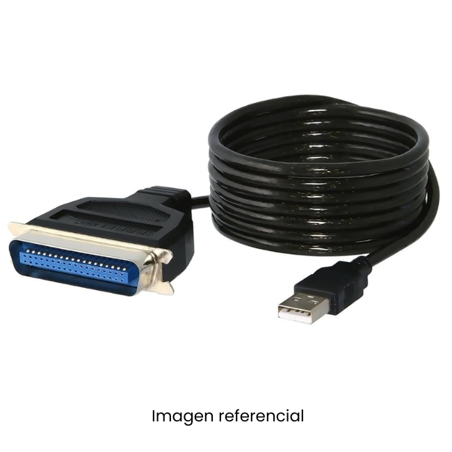 ADAPTADOR USB MACHO A PARALELO 36PINES IMPRESORA MATRICIAL