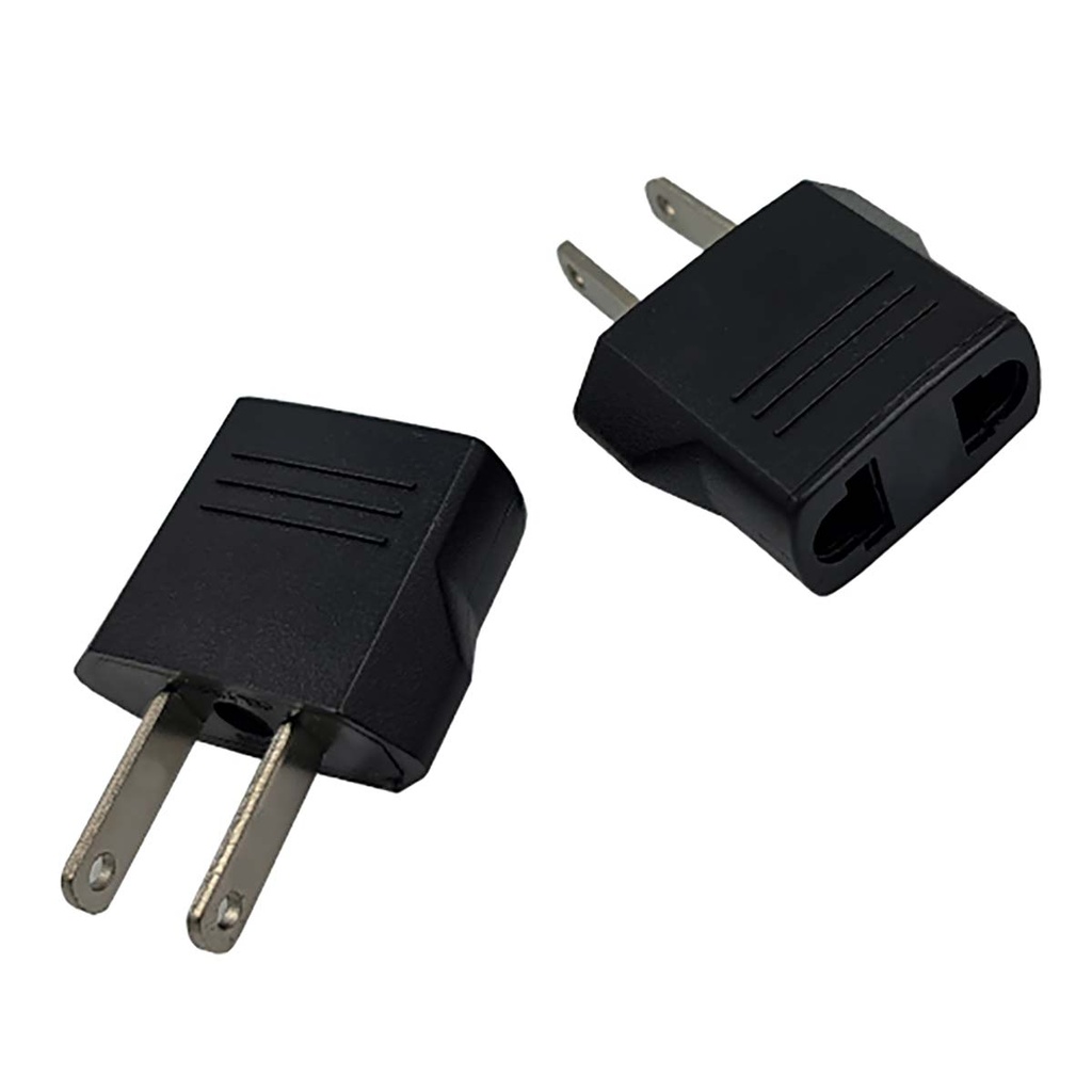 ADAPTADOR ENCHUFE DE REDONDO A PLANO