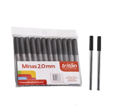 REPUESTO MINAS PARA PORTAMINA 2MM X8