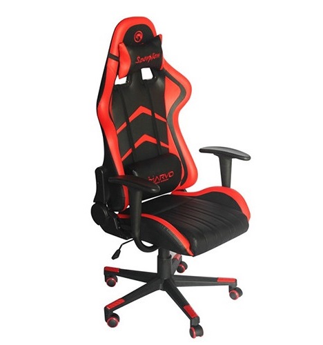MARVO SILLA GAMER SCORPION CH-106 ROJO INCLINACIÓN 360°