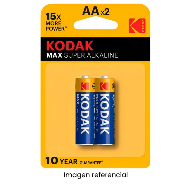 KODAK PILA ALCALINA AA LR6 2UND