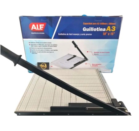 ALE GUILLOTINA BASE METALICA A3