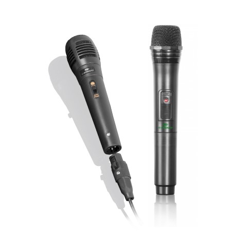 EVERSOUND SINGER EV100 MICROFONO INALAMBRICO + CABLE 3M