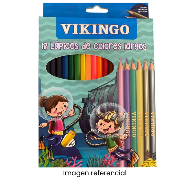 VIKINGO COLORES X18 LARGO BAS-PAST-MET