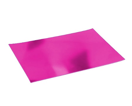 CARTULINA METALICA ESPEJO FUCSIA