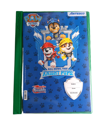 ARTESCO FOLDER OF PAW PATROL NIÑO