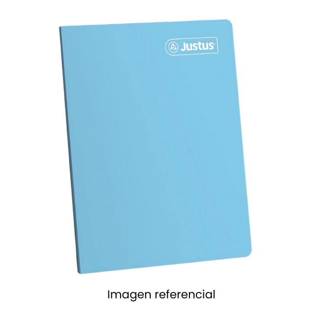 JUSTUS CUADERNO A4 1X1 SOLIDO 80H 