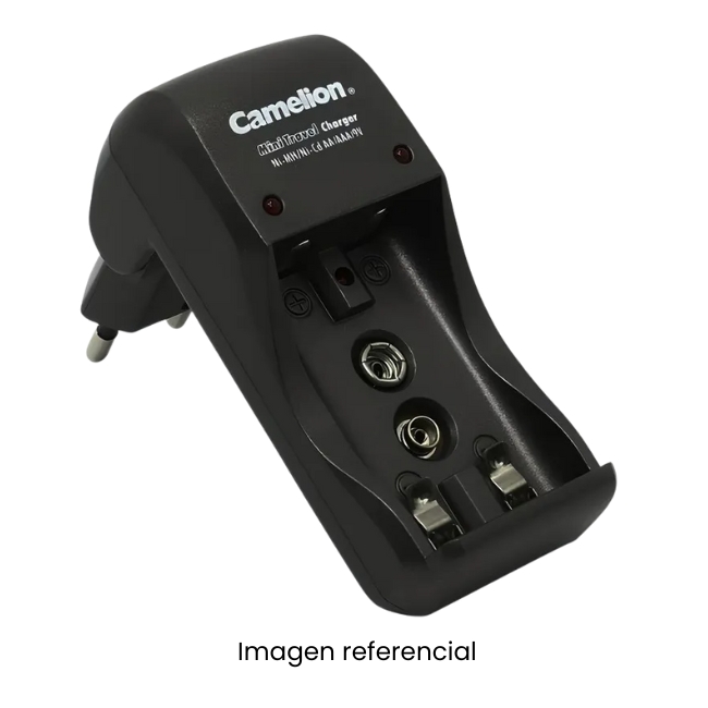CAMELION CARGADOR DE PILAS9V BC-1001A + 2 PILAS  RECARGABLE AAA