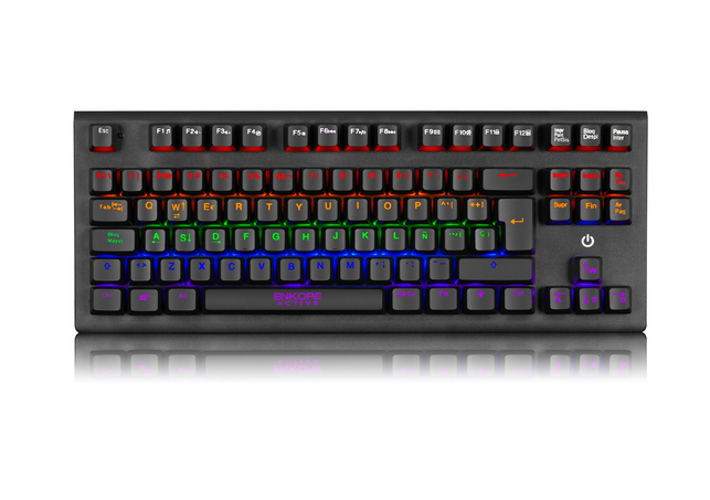 ENKORE TECLADO MECANICO ACTIVE ENK1000 RAINBOW USB