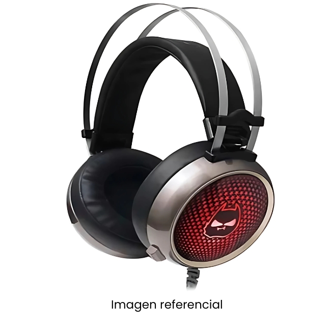 HALION AUDIFONO GAMER X60 LUCES LED USB+PLUG 3.5MM