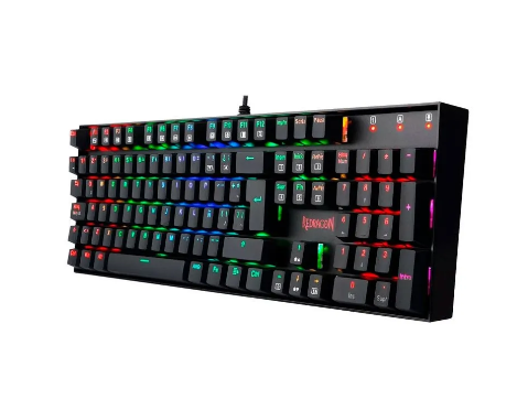REDRAGON TECLADO GAMER MITRA K551 NEGRO RGB SWITCH RED ESPAÑOL