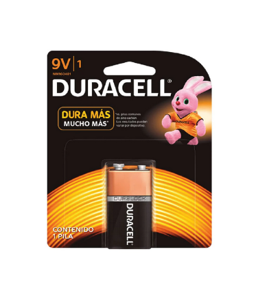 DURACELL PILA BATERIA 9V ALCALINA