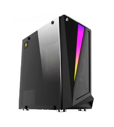 1ST PLAYER CASE PC GAMER RAINBOW-R5 NEGRO (ATX) SIN FUENTE