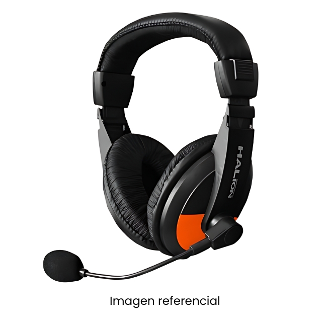 HALION AUDIFONO HA-305 CABLEADO + MICROFONO