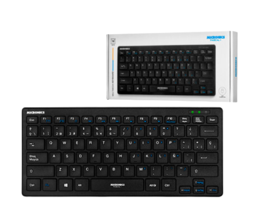 MICRONICS TECLADO PASCAL+ SLIM MIC K500 USB CABLEADO