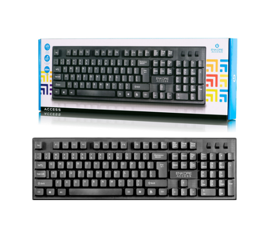 ENKORE TECLADO ACCESS ENK308 CABLEADO USB ECO