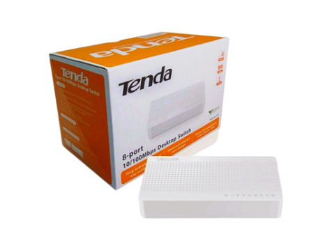 TENDA SWITCH ETHERNET S108 8-PORT 10/100MBPS