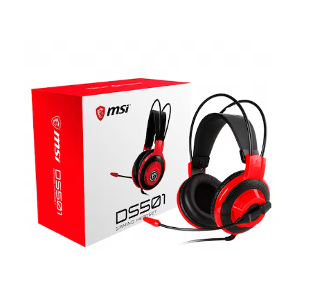 MSI AUDIFONO GAMER DS501 40MM + MICROFONO