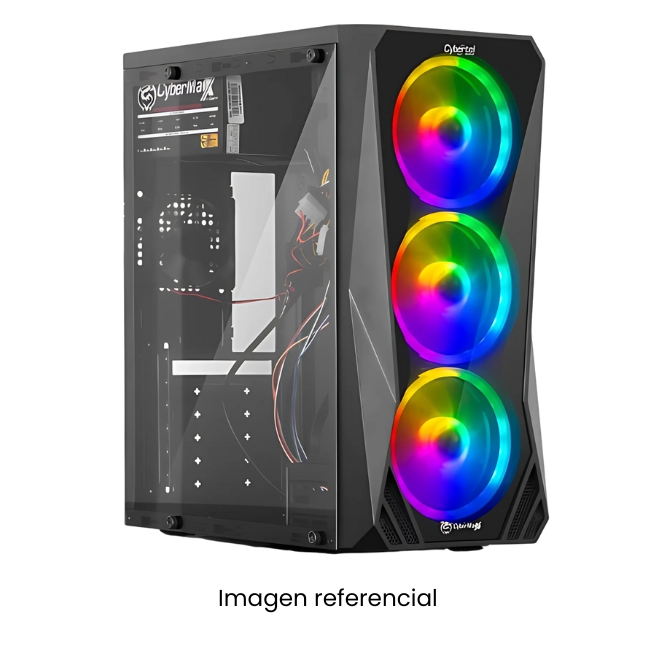 CYBERTEL CASE PC GAMER SNIPER CBX5005GO USB 3.0 3xCOOLER RAINBOW