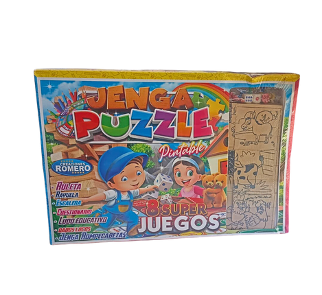 JENGA ROMPECABEZA X8 JUEGOS