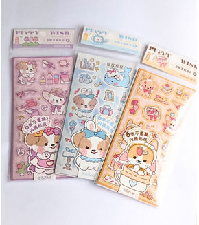 KAWAII STICKER X6 LAMINAS 13733