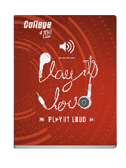 COLLEGE CUADERNO A4 CUADRICULADO DISEÑO 100 HOJAS