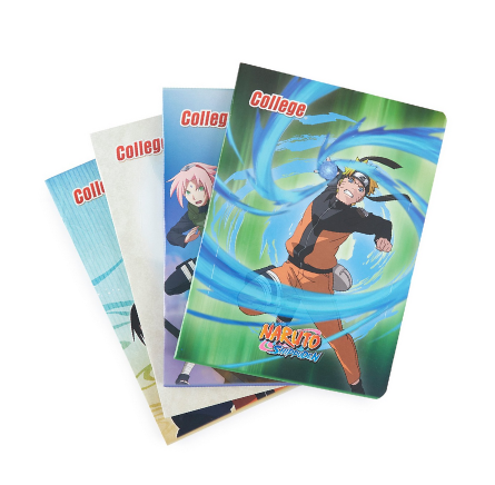 COLLEGE CUADERNO A4 CUADRICULADO NARUTO 80 HOJAS A24
