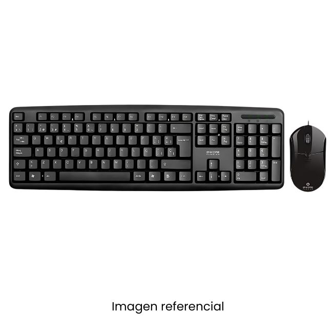 ENKORE KIT TECLADO + MOUSE ACCESS FUSSION ENT502 USB CABLEADO