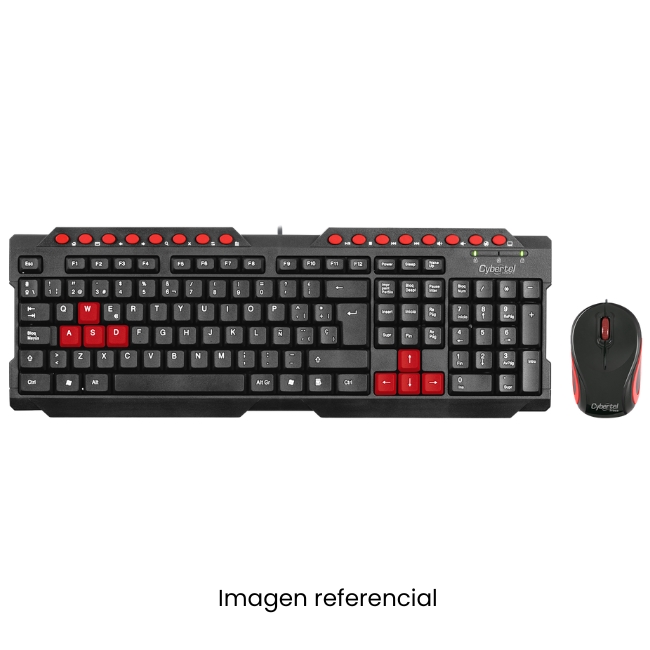 CYBERTEL KIT TECLADO + MOUSE USB PRINCE CYB T2000+