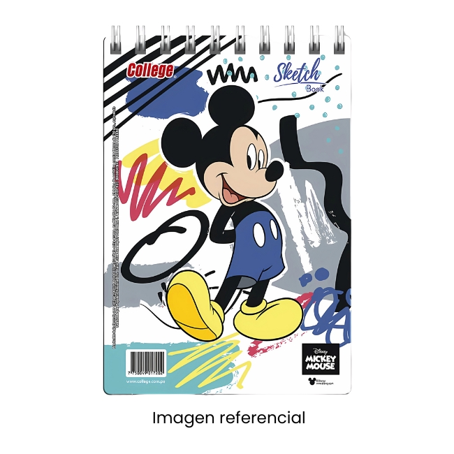 COLLEGE SKETCH BOOK ESPIRALADO 25H LICENCIA MIXTA