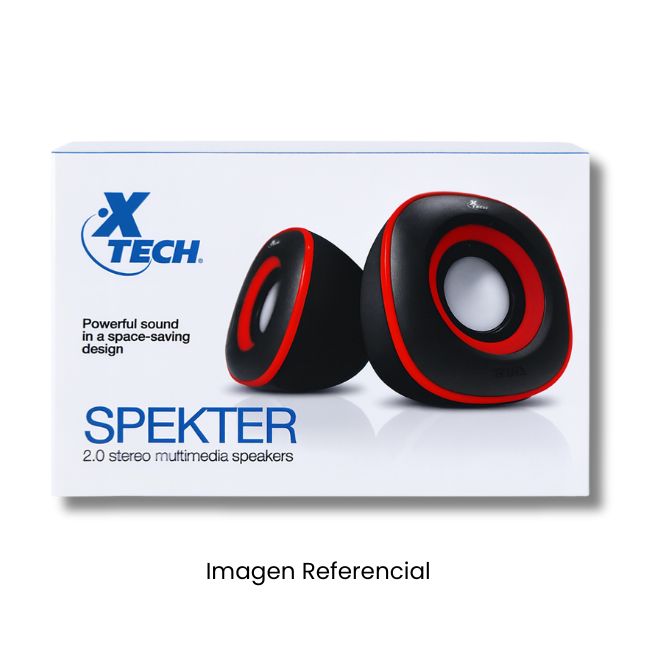 XTECH PARLANTE 2.0 XTS-115 ROJO 6W