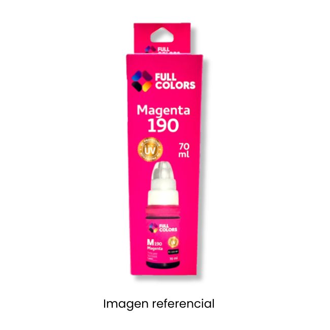 FULLCOLORS TINTA GI-190 CANON MAGENTA 70 ML