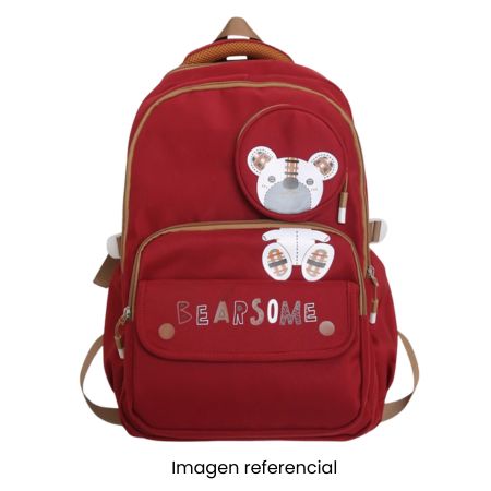 KAWAII MOCHILA OFICIO MR BEAR A24