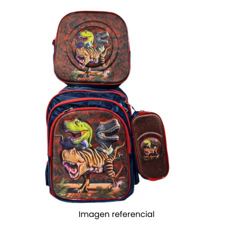 MOCHILA ESCOLAR ALTO RELIEVE NIÑO A24