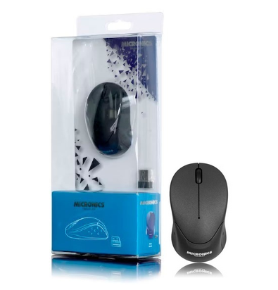 MICRONICS MOUSE TRAVELER MIC BLACK M711s WIFI INALAMBRICO