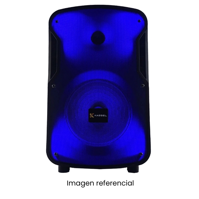 KASSEL PARLANTE BLUETOOTH K812 8PULG LED MICROFONO + CONTROL AMPLIFICADOR